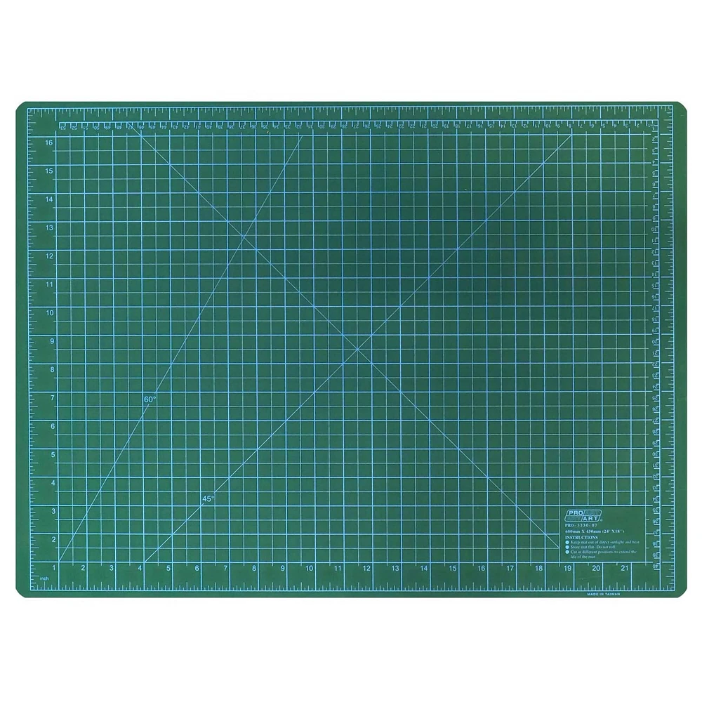 Pro Art® Green 18" x 24" Cutting Mat