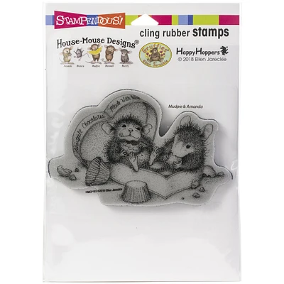 Stampendous® House Mouse Heartfelt Chocolates Cling Stamp