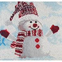 Diamond Art Holiday Edition Snowman Full Drill Kit