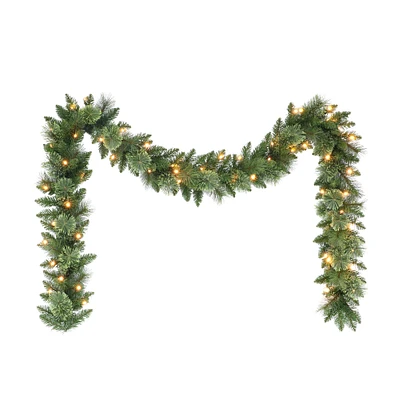 9ft. Pre-Lit Pine Garland