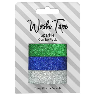 PA Essentials Glitter Sparkle Washi Tape Set