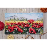 Oven Poppies Cross Stitch Kit
