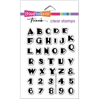 Stampendous® Perfectly Clear Inked Alphabet Stamps