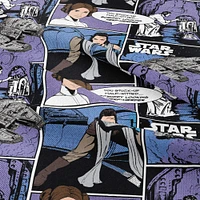 Star Wars™ Girl Power Comic Strip Cotton Fabric