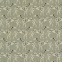 Novogratz Gray Dapper Dalmatians Home Décor Fabric