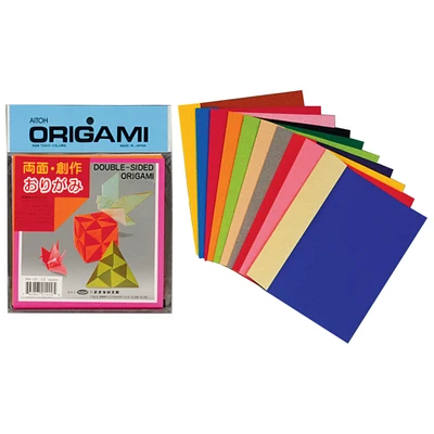Aitoh 5.875" Double-Sided Origami Sheets, 36 Sheets
