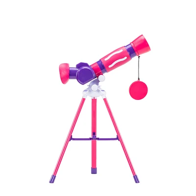 Educational Insights GeoSafari Jr. Pink My First Telescope