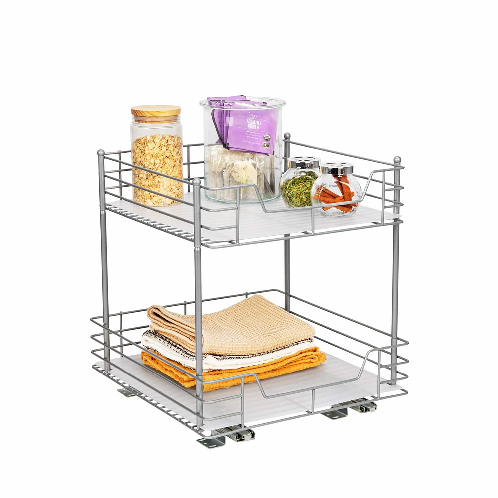 Household Essentials Glidez 2-Tier Cabinet Organizer