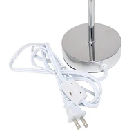 Simple Designs Chrome Mini Table Lamp