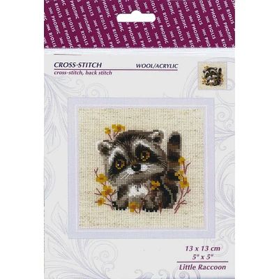 RIOLIS Little Raccoon Cross Stitch Kit