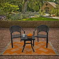 National Outdoor Living® Geometric Hand Woven Outdoor Rug