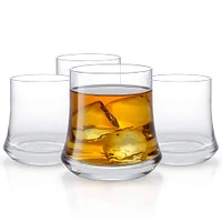 JoyJolt® Cosmos Crystal Whiskey Glasses, 4ct.