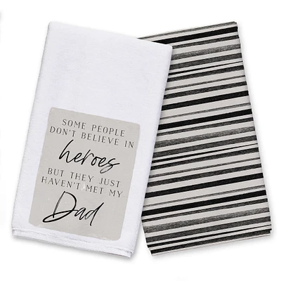 My Dad Is My Hero Towel Set