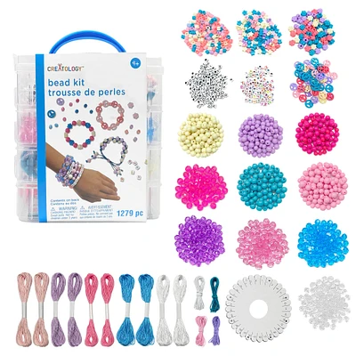 8 Pack: Pastel Bead Kit Box by Creatology™