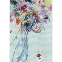 RTO Color Outside The Lines Counted Cross Stitch Kit