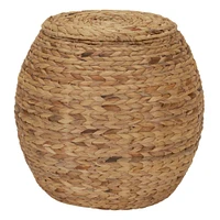 Household Essentials Woven Storage End Table