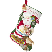 Bucilla® Gingerbread Santa Felt Stocking Applique Kit