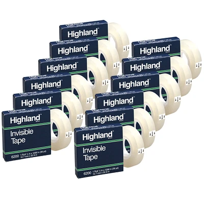 Highland™ Invisible Tape Rolls, 12ct.