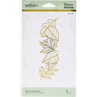 Spellbinders® Glimmer Autumn Leaf Border Hot Foil Plate