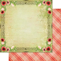 Heartfelt Creations Double-Sided Paper Pad 12" x 12" 24 ct. Wild Poppy