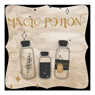 Magic Potion Bottles 3 16" x 16" Canvas Wall Art