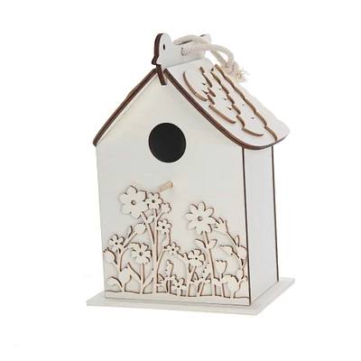 8.5" Flower Plywood Birdhouse by Make Market®