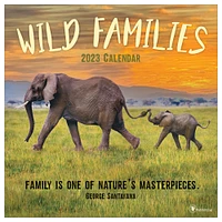 TF Publishing 2023 Wild Families Wall Calendar