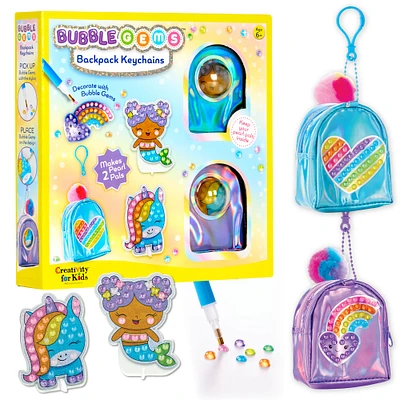 Creativity for Kids® Bubble Gems™ Backpack Keychains Kit