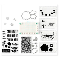 We R Memory Keepers® Mini Evolution™ Floral Stamp, Die & Emboss Kit