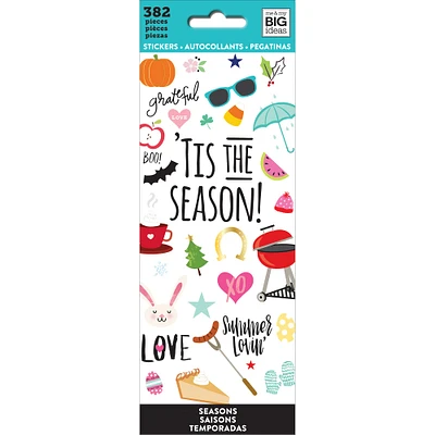 Me & My Big Ideas Stickers-Tis The Season, 382/Pkg