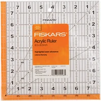 Fiskars® Square Acrylic Ruler, 8.5" x 8.5"