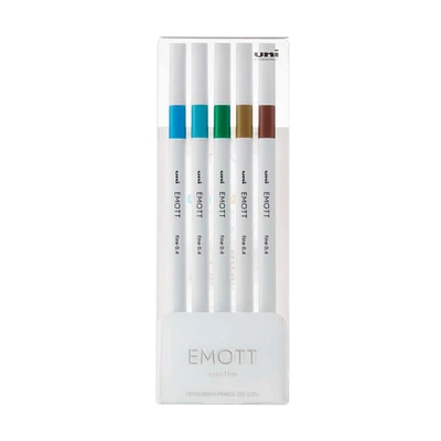 10 Packs: 5 ct. (50 total) EMOTT Island Fineliner Pen Set