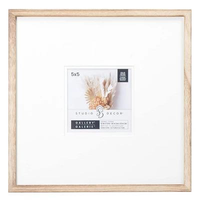 Natural Wood Frame with Mat