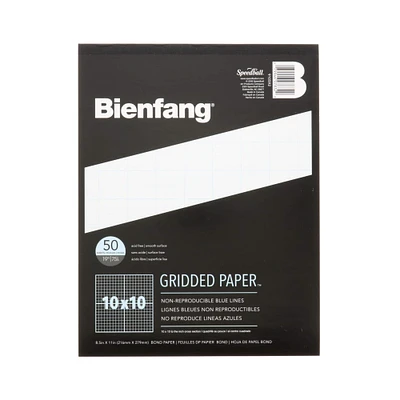 6 Pack: Bienfang® Designer 10 x 10 Grid Paper Pad, 8.5" x 11"