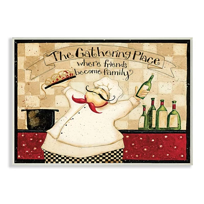 Stupell Industries The Gathering Place Kitchen Chef Wall Art