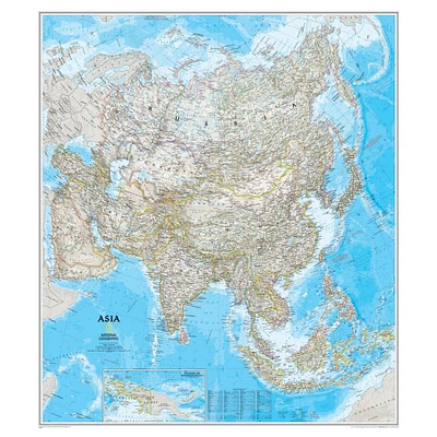 National Geographic™ Asia Wall Map