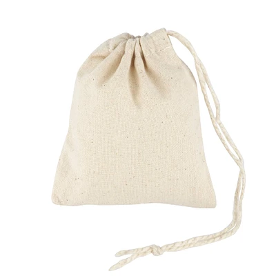 6 Packs: 50 ct. (300 total) Cream Favor Muslin Bags by Celebrate It™