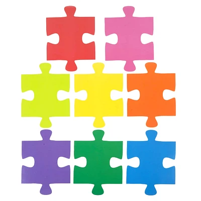 24 Pack: 16 ct. (384) Die Cut Puzzle Accents by B2C®