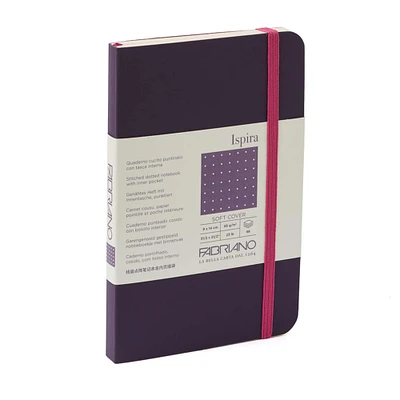 Fabriano® Ispira Purple Soft-Cover Dotted Notebook