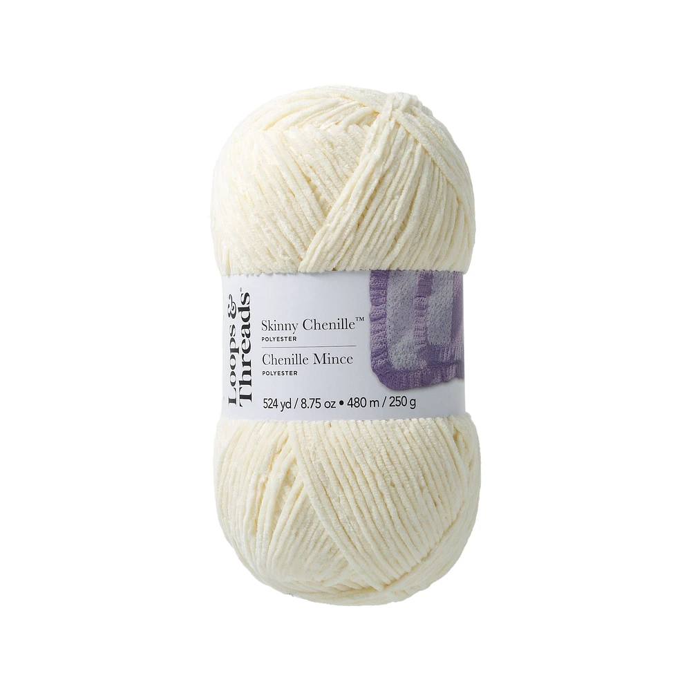 Skinny Chenille™ Yarn by Loops & Threads