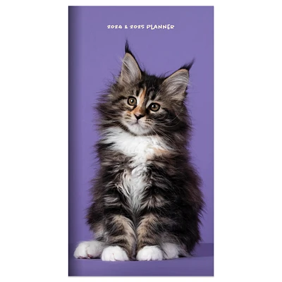 2024-2025 Kitten Monthly Pocket Planner