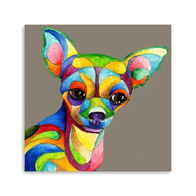 Chihuahua Canvas Giclee