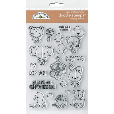 Doodlebug Design Inc.® Collection Bundle Of Joy Nursery Friends Doodle Stamps