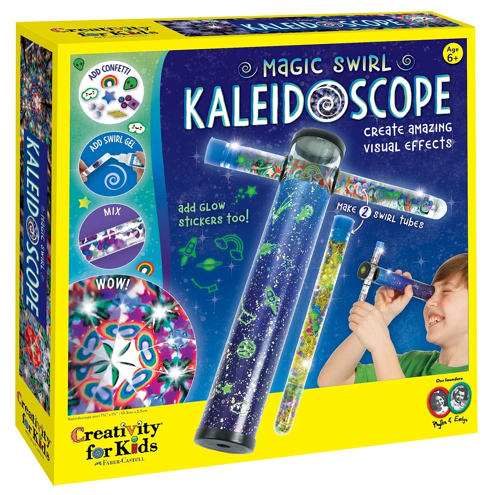 12 Pack: Creativity for Kids® Magic Swirl Kaleidoscope Kit