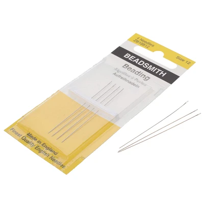 The Beadsmith® Size 12 Beading Needles