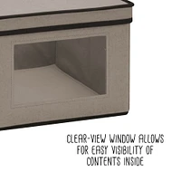 Honey Can Do Gray Window Storage Boxes, 2ct.