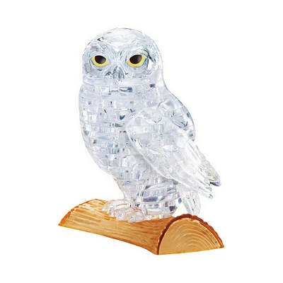 BePuzzled® Original 3D Crystal Puzzle™ White Owl 42 Piece Puzzle
