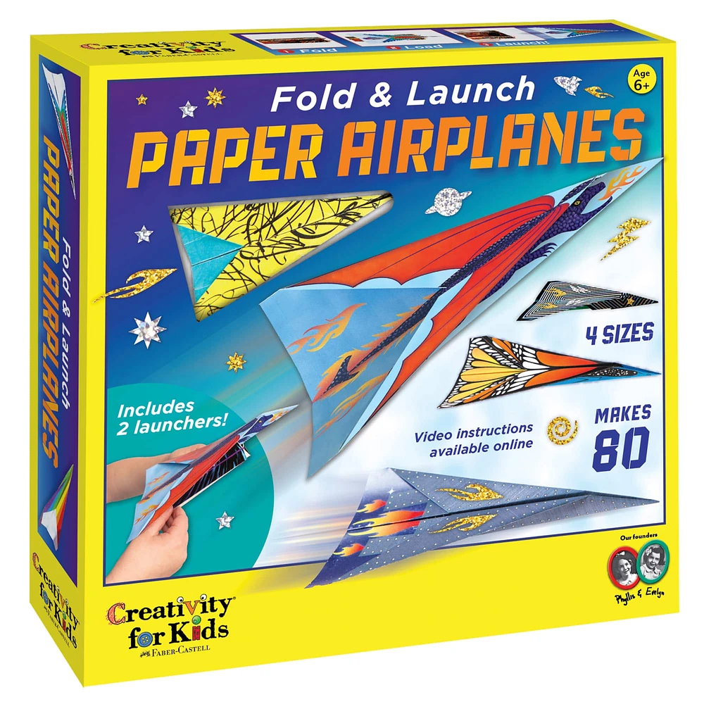 Creativity for Kids® Fold & Launch Paper Airplanes