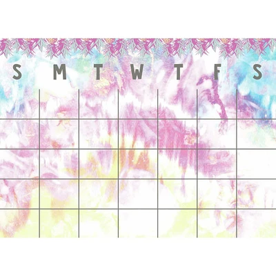 RoomMates Tie-Die Dry Erase Calendar Peel & Stick Wall Decal