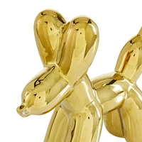 CosmoLiving by Cosmopolitan Gold Ceramic Glam Sculpture